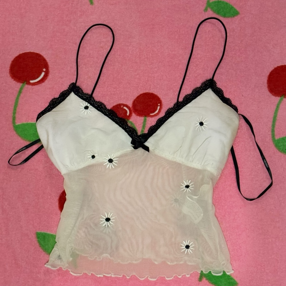 Makeup Forever Black and White Camisole